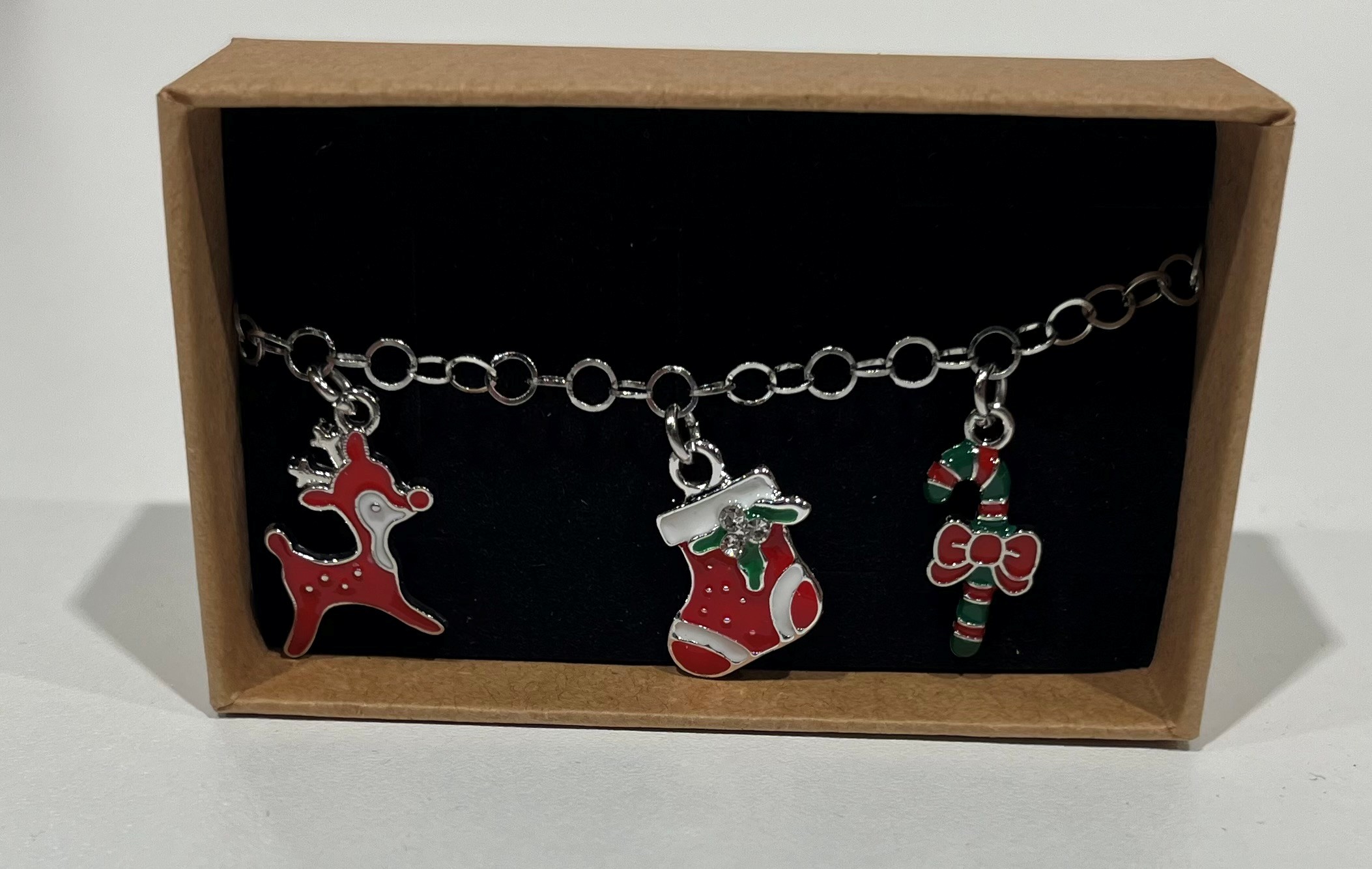 Xmas Bracelet   Mix Charm - Handmade Jewellery